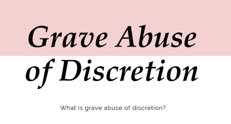 grave abuse of discretion