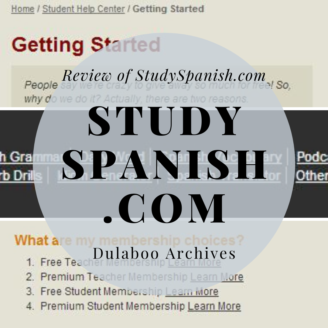 StudySpanish.com: Review of StudySpanish.com